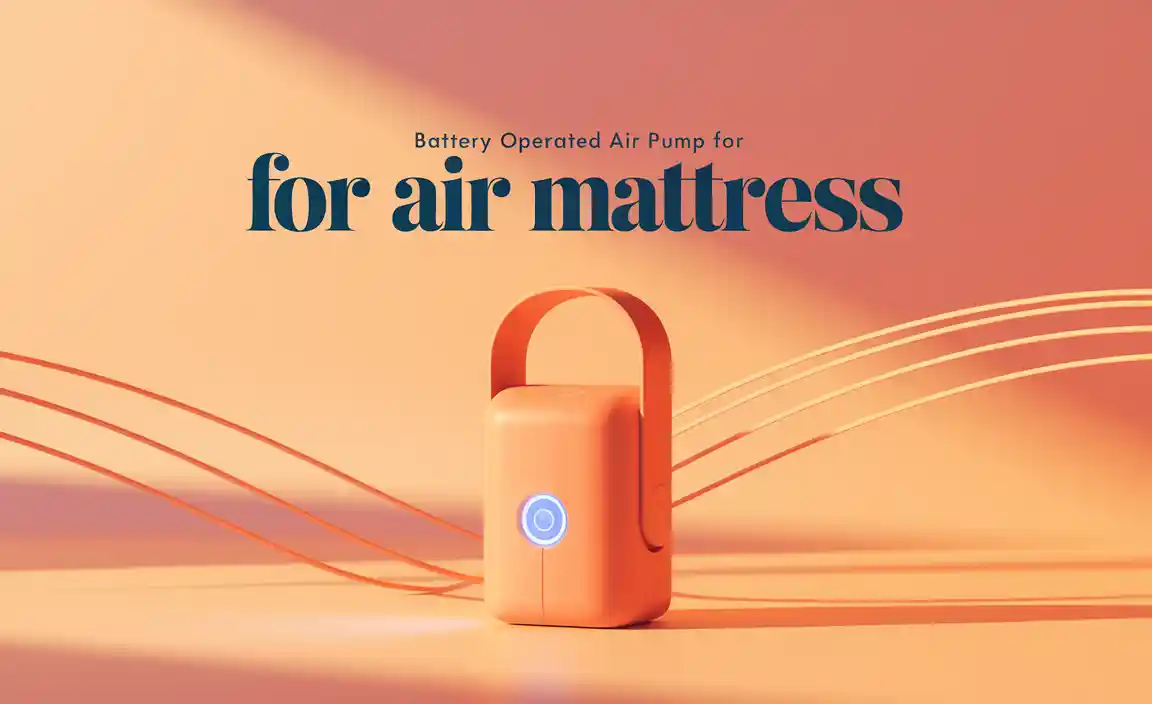 Battery Operated Air Pump For Air Mattress