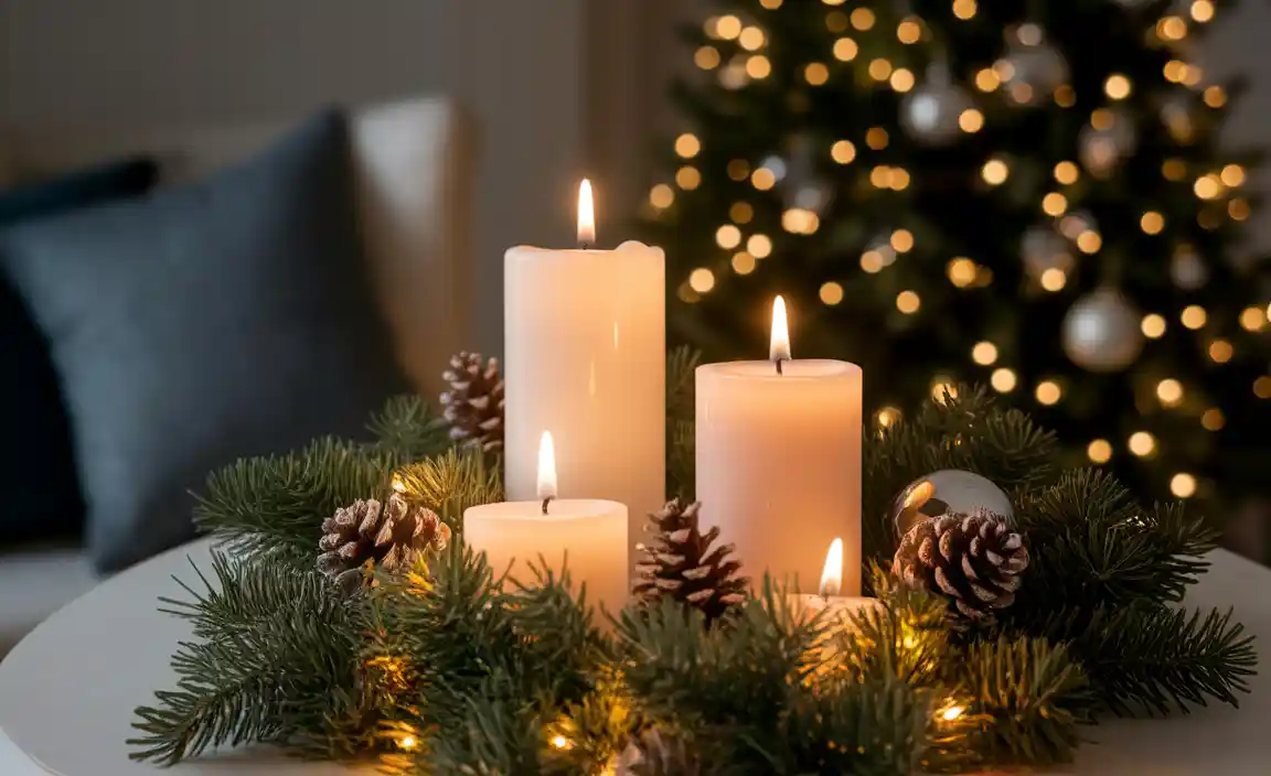 Battery Operated Candles For Christmas - Safe And Festive
