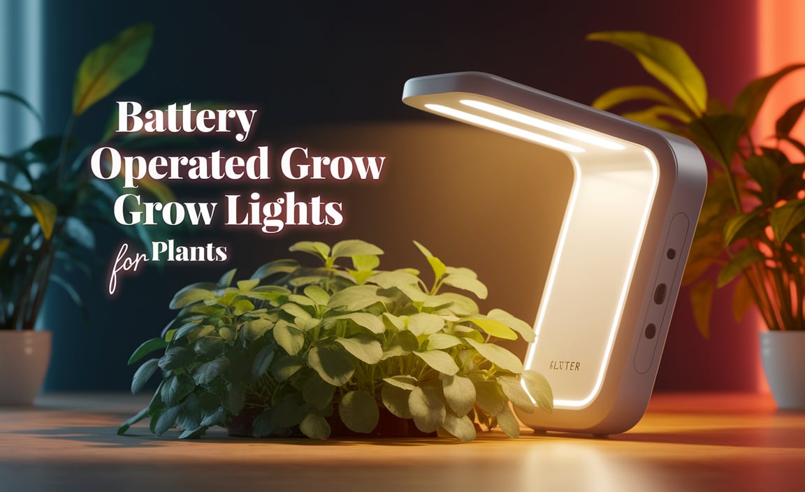Battery Operated Grow Lights For Plants