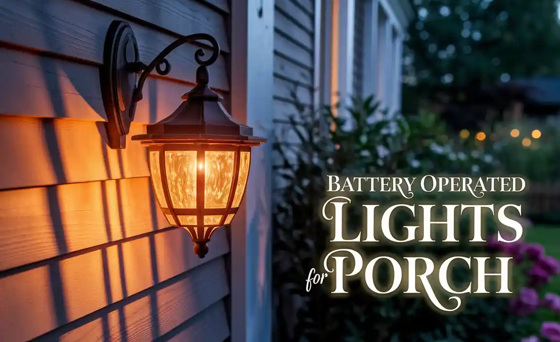 Battery Operated Lights For Porch