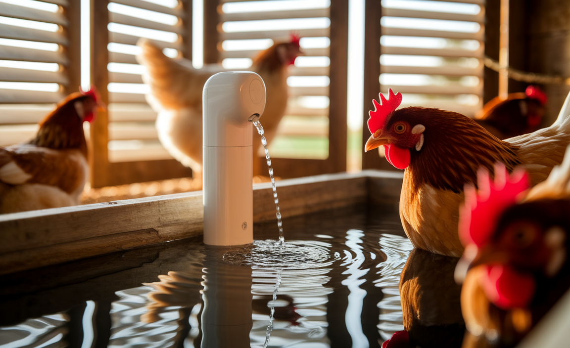 Battery Operated Water Heater For Chickens - Essential Needs