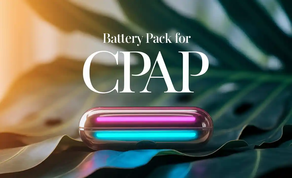 Battery Pack For Cpap