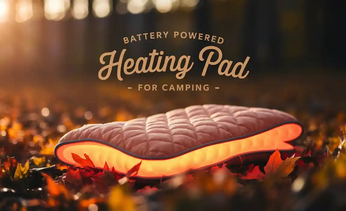 Battery Powered Heating Pad For Camping