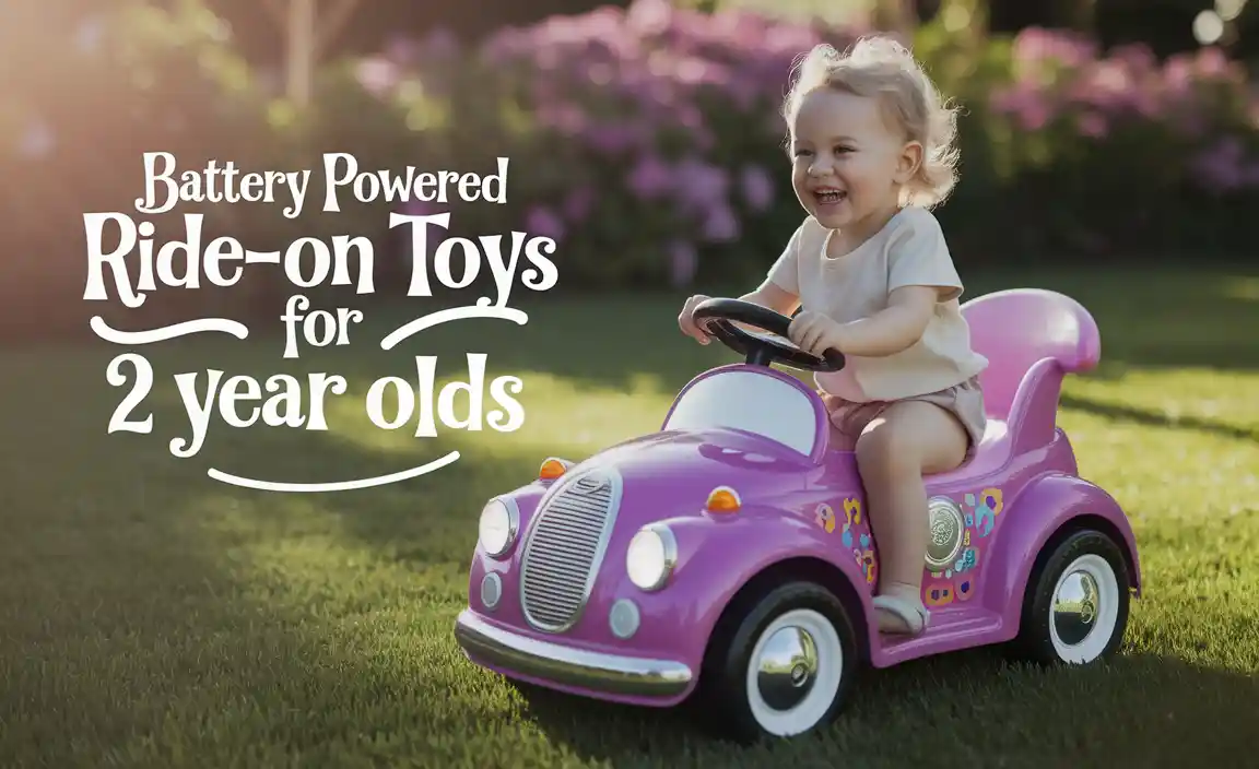 Battery Powered Ride-On Toys For 2 Year Olds