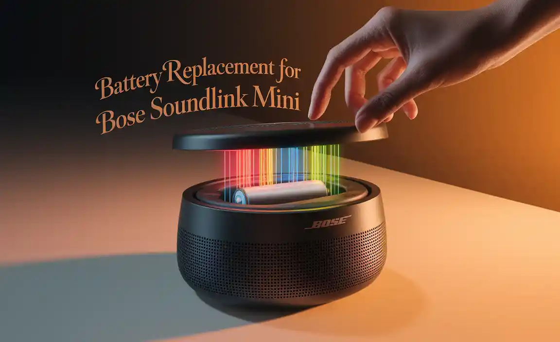 Battery Replacement For Bose Soundlink Mini