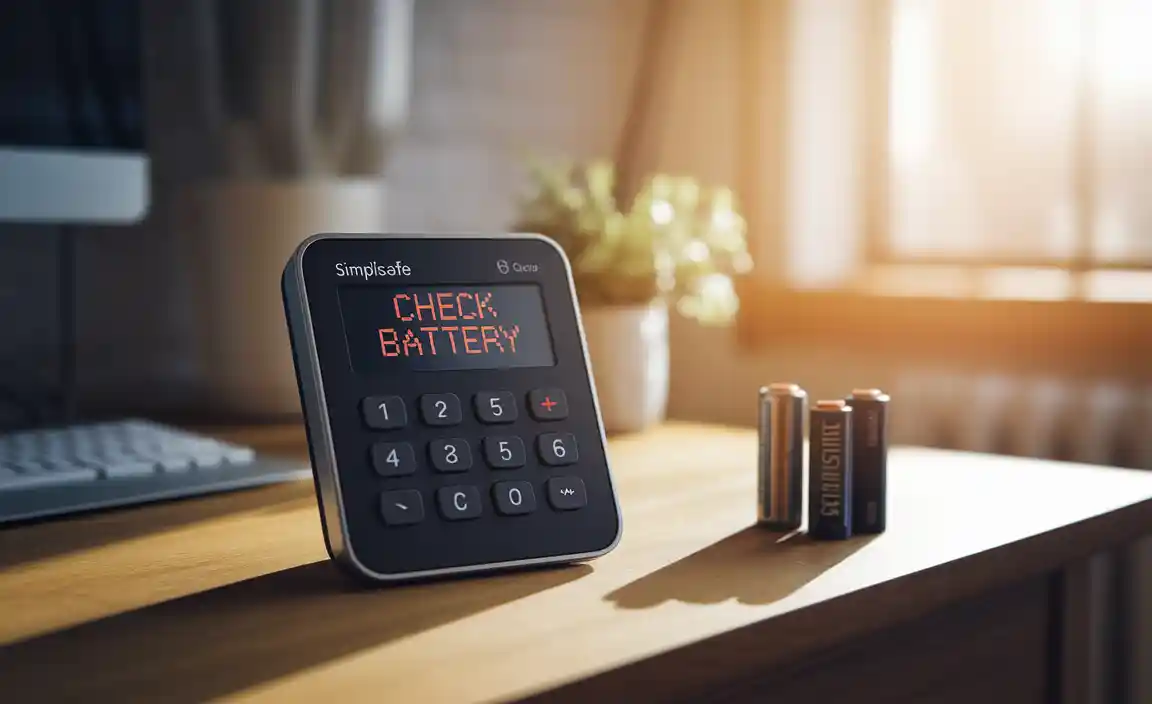 Battery Specifications for SimpliSafe Keypads