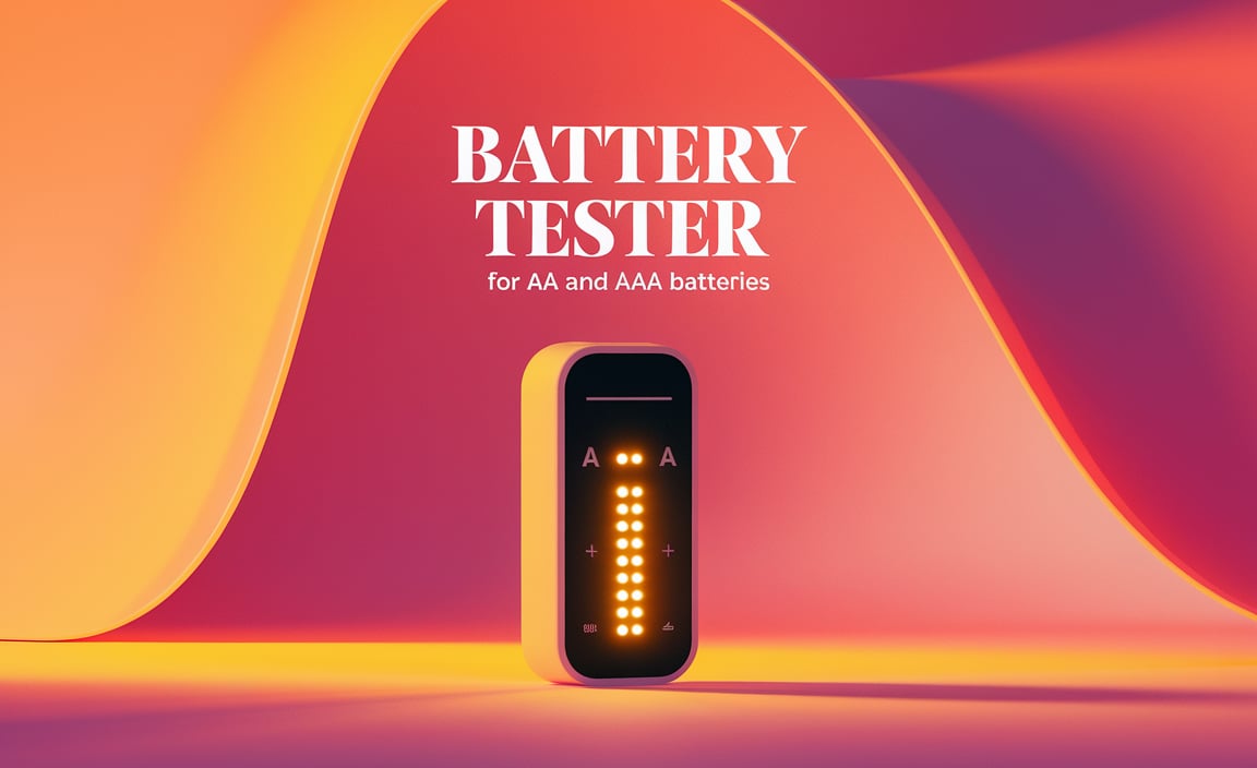 Battery Tester For Aa And Aaa Batteries