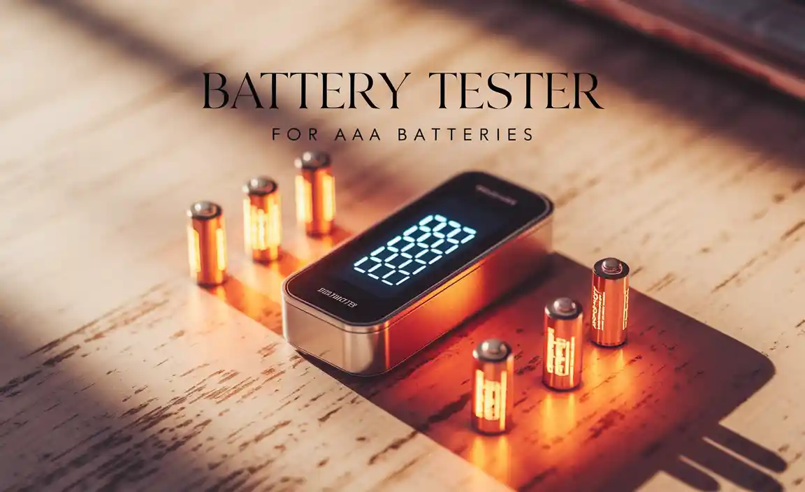 Battery Tester For Aaa Batteries