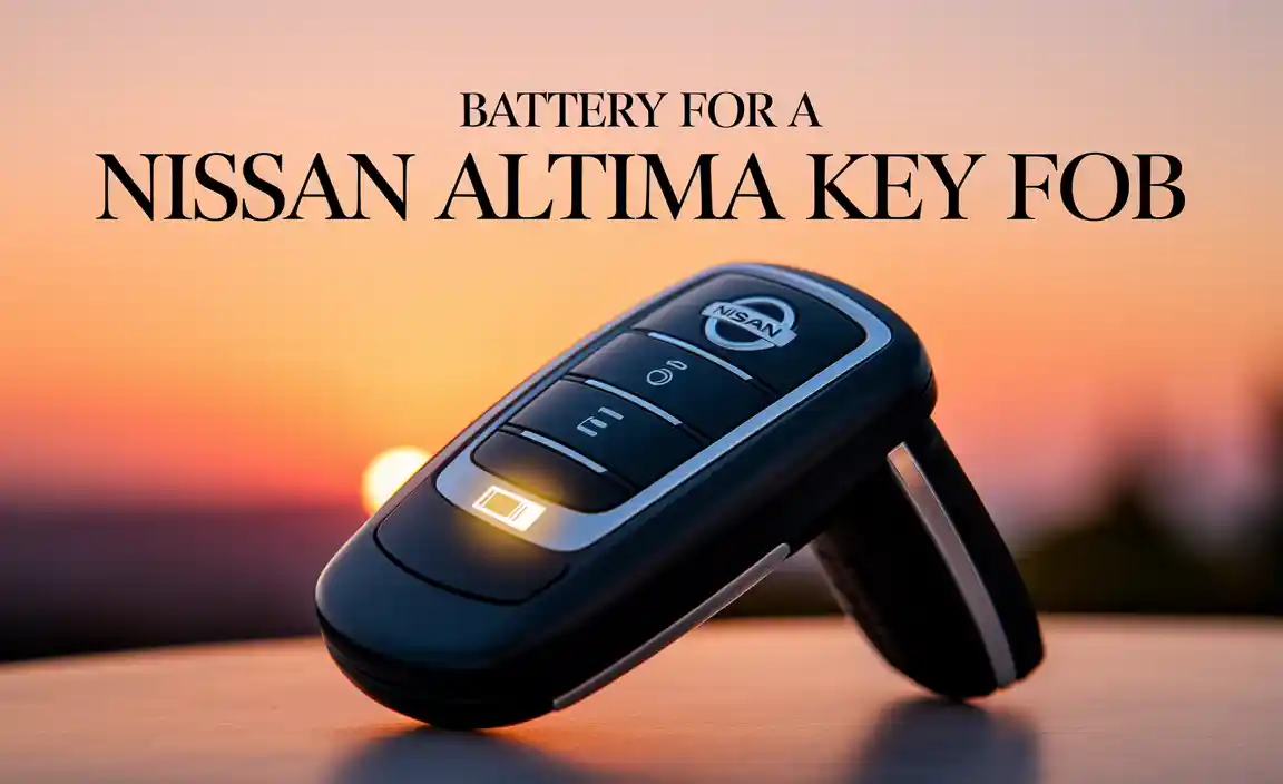 Battery for a Nissan Altima Key Fob