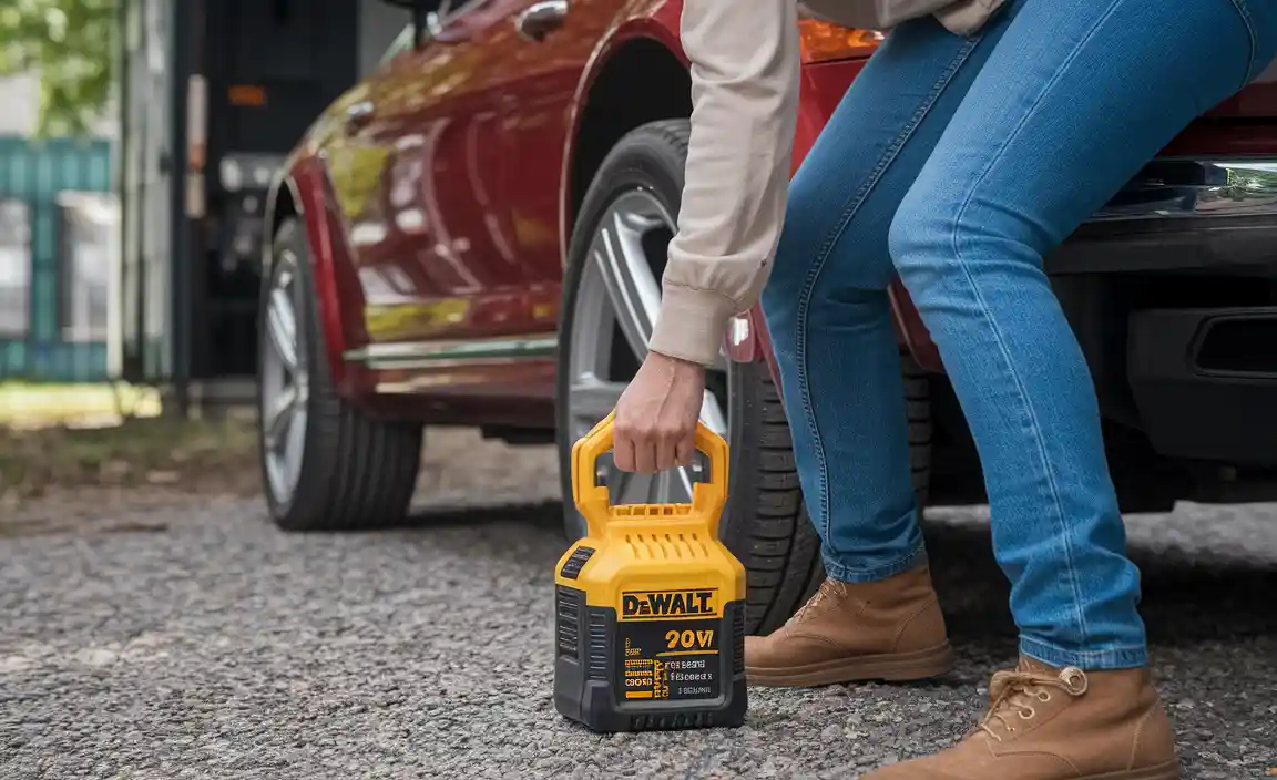 Benefits of Using a Dewalt 20V Battery Charger in Your Car