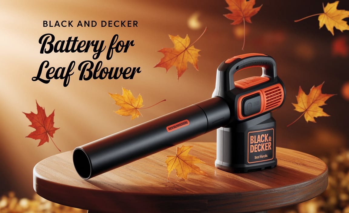 Black And Decker Battery For Leaf Blower