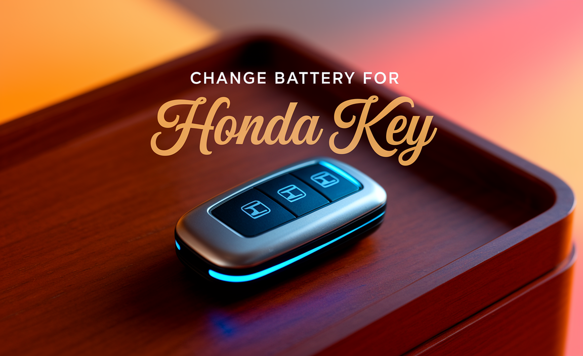 Change Battery For Honda Key
