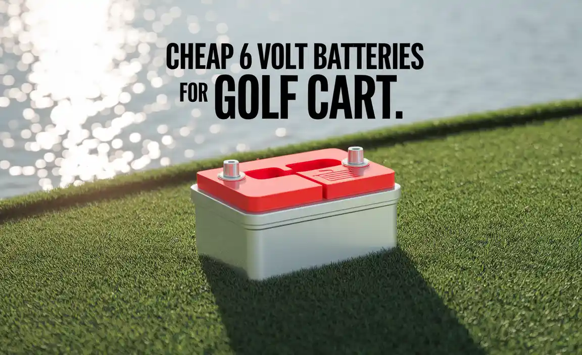 Cheap 6 Volt Batteries for Golf Cart