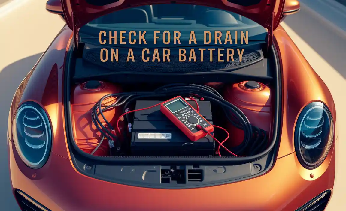 Check For A Drain On A Car Battery