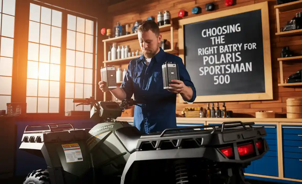 Choosing The Right Battery For Polaris Sportsman 500