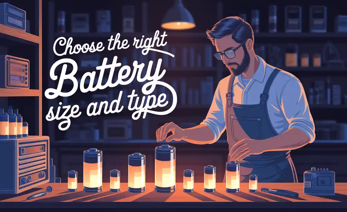 Choosing the Right Battery Size and Type
