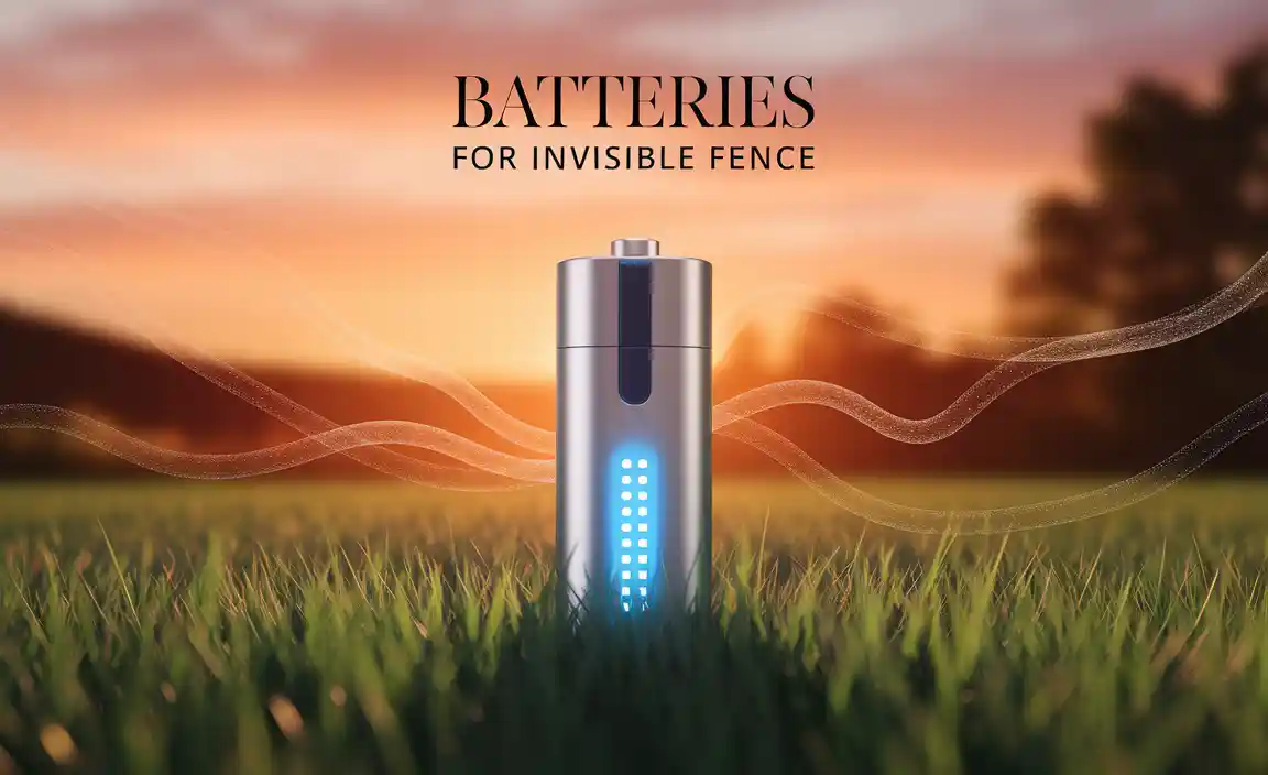 Choosing the Right Battery for Your Invisible Fence