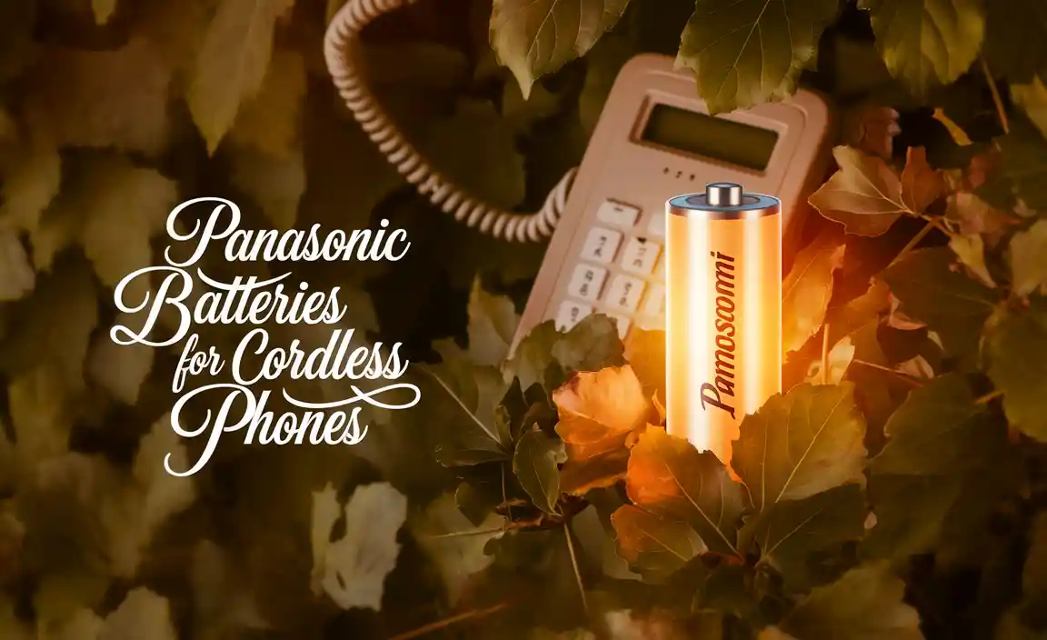 Choosing the Right Panasonic Battery for Your Cordless Phone