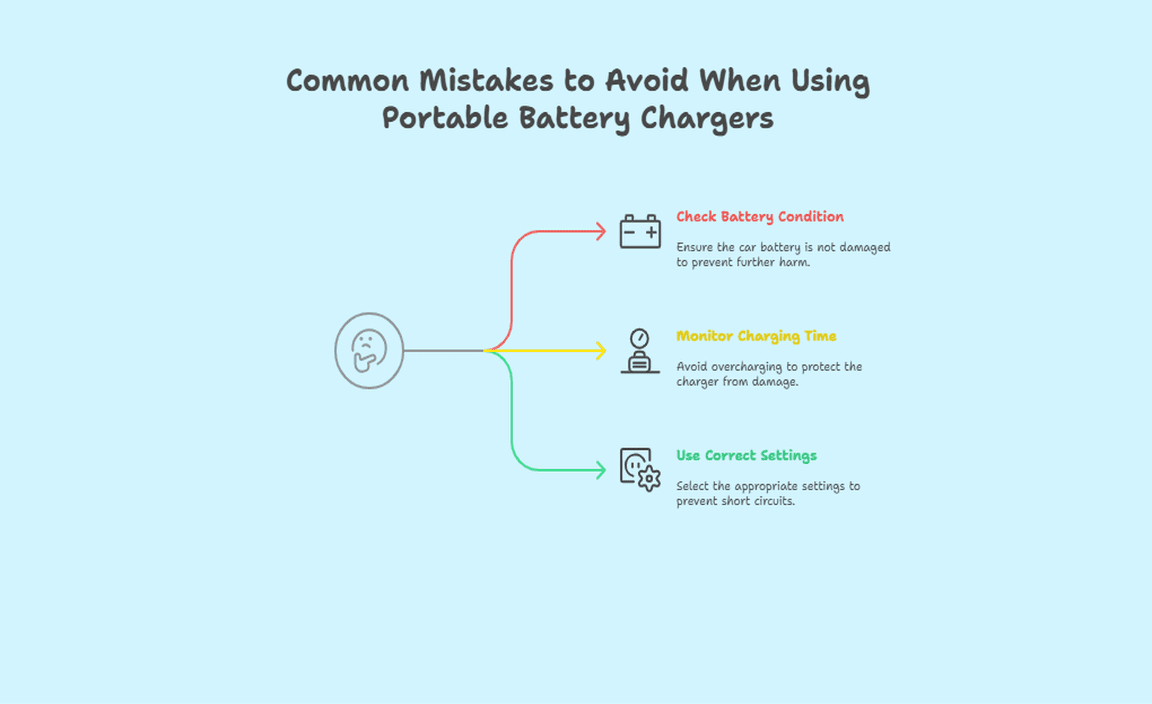 Common Mistakes to Avoid When Using Portable Battery Chargers