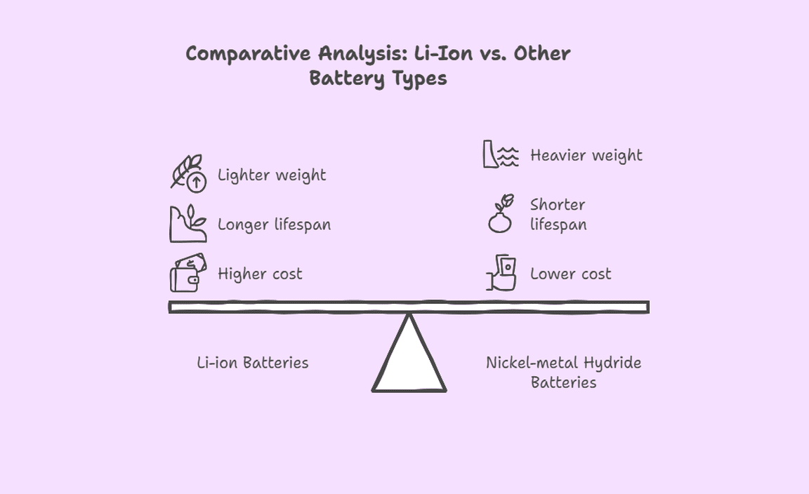 Comparative Analysis - Li-Ion vs. Other Battery Types