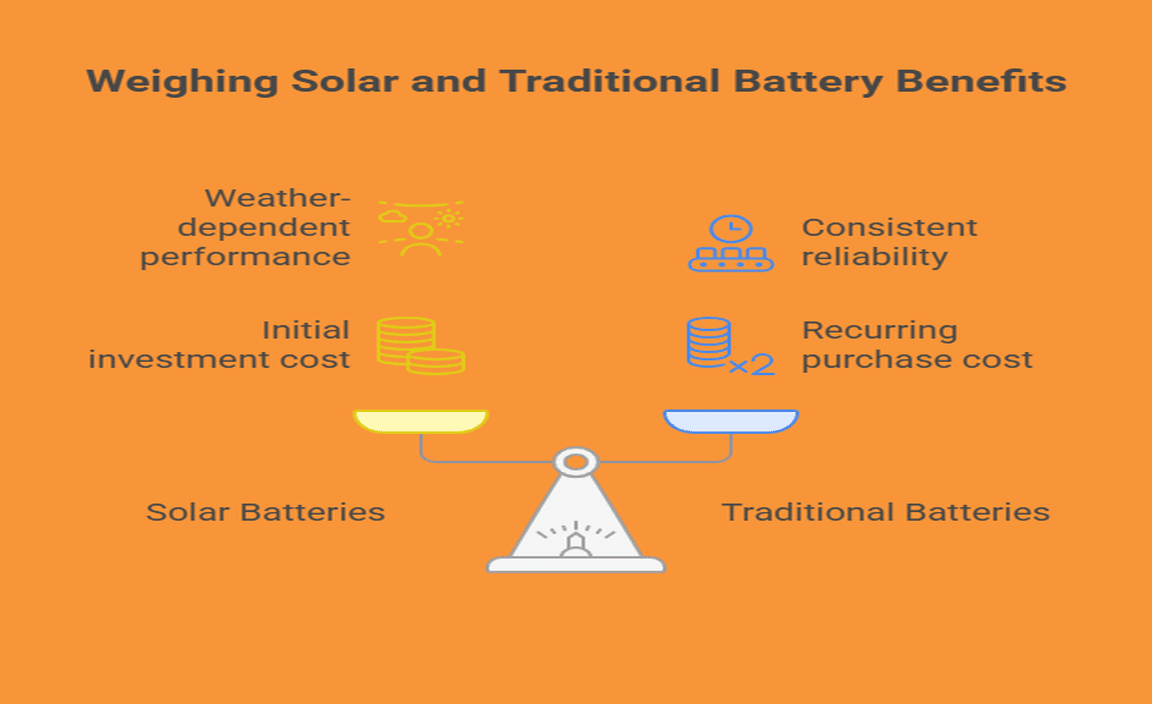 Comparative Analysis of Solar Batteries vs. Traditional Batteries