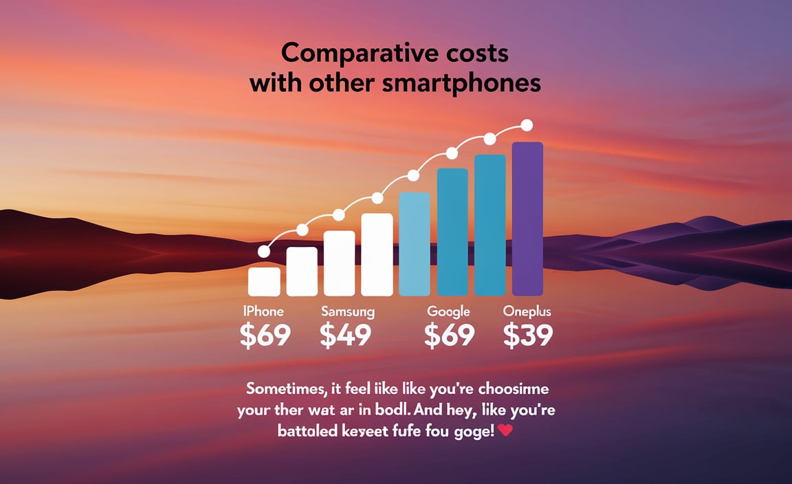 Comparative Costs with Other Smartphones