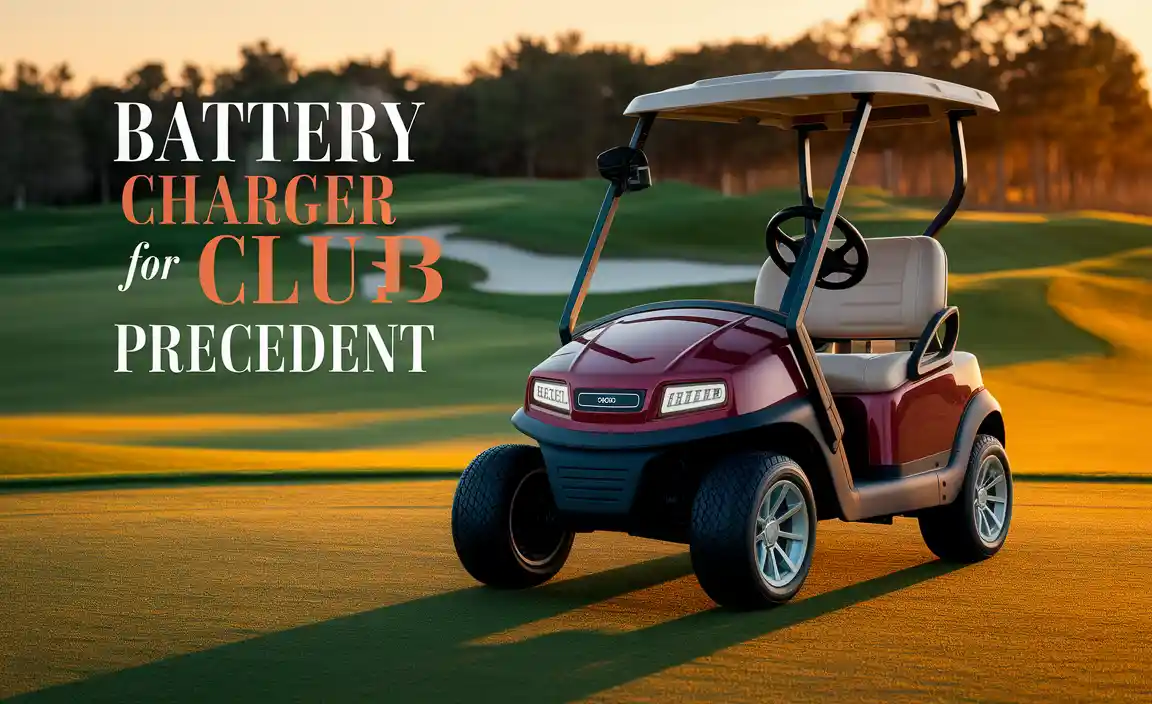 Comparing the Best Battery Chargers for Club Car Precedent