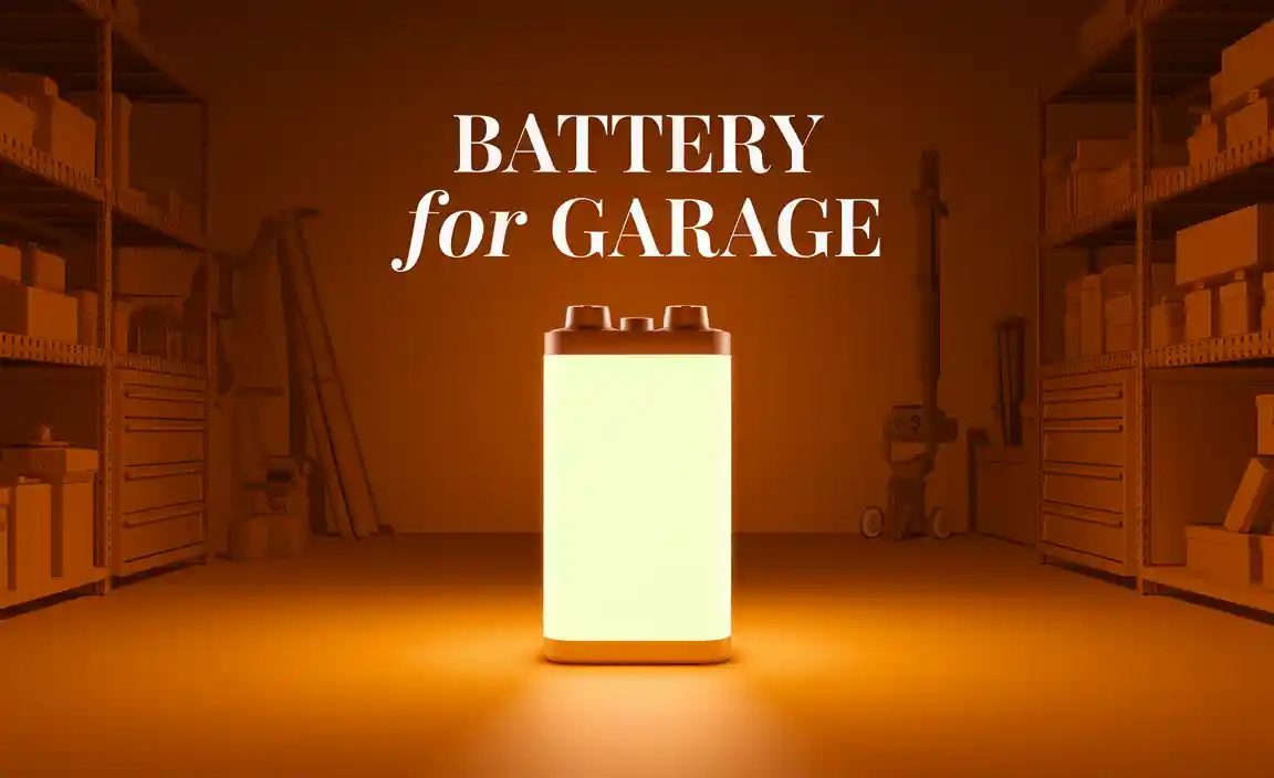 Cost Analysis of Garage Batteries