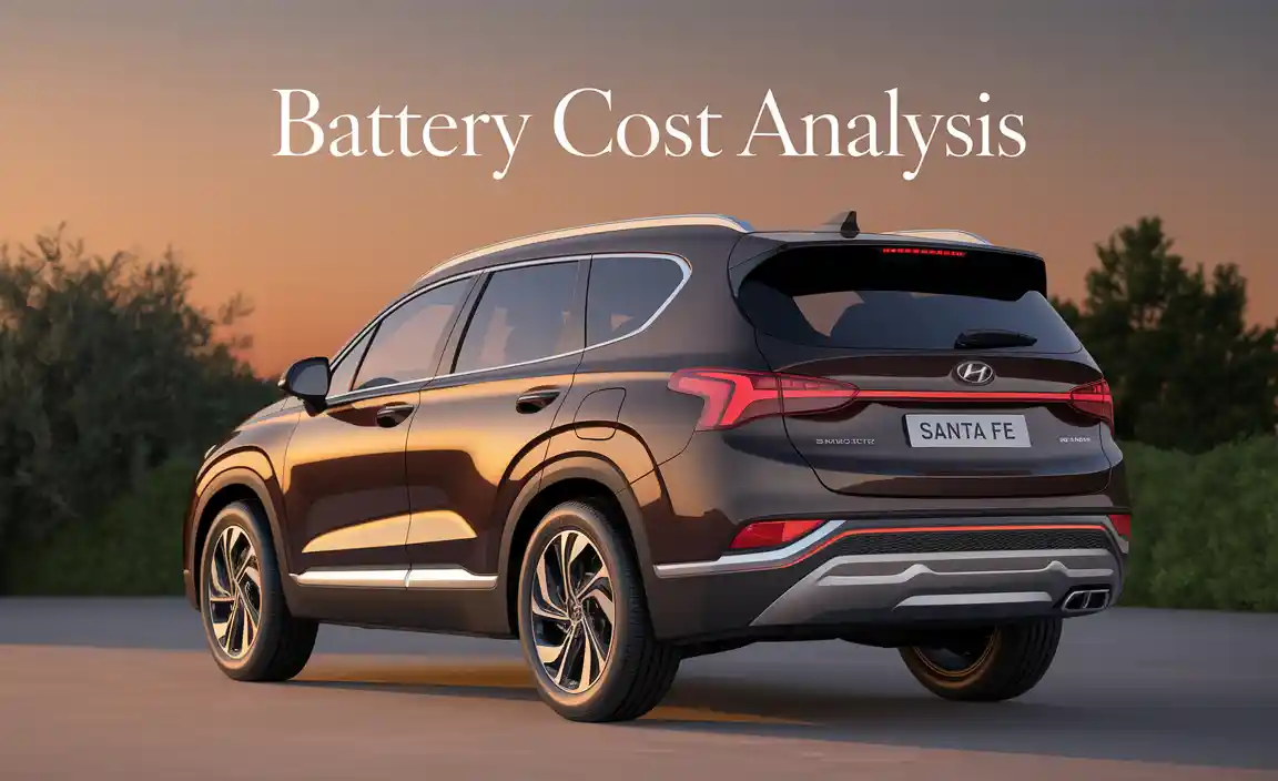 Cost Analysis of Vehicle Batteries for Hyundai Santa Fe