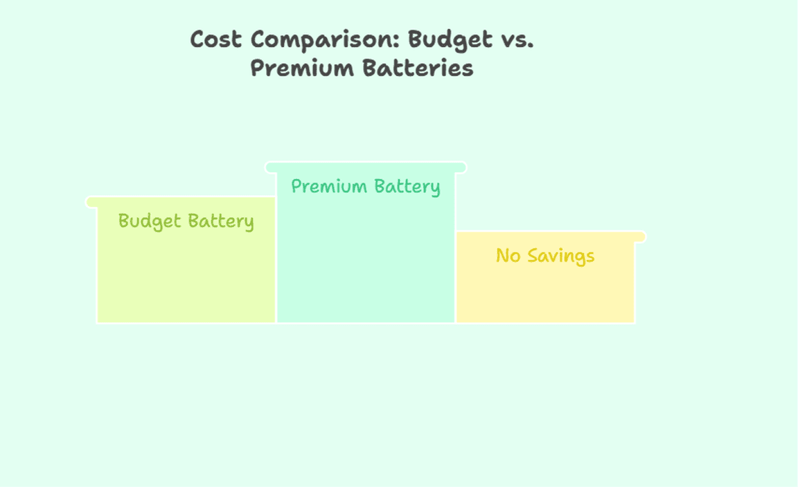 Cost Comparison Budget vs. Premium Batteries