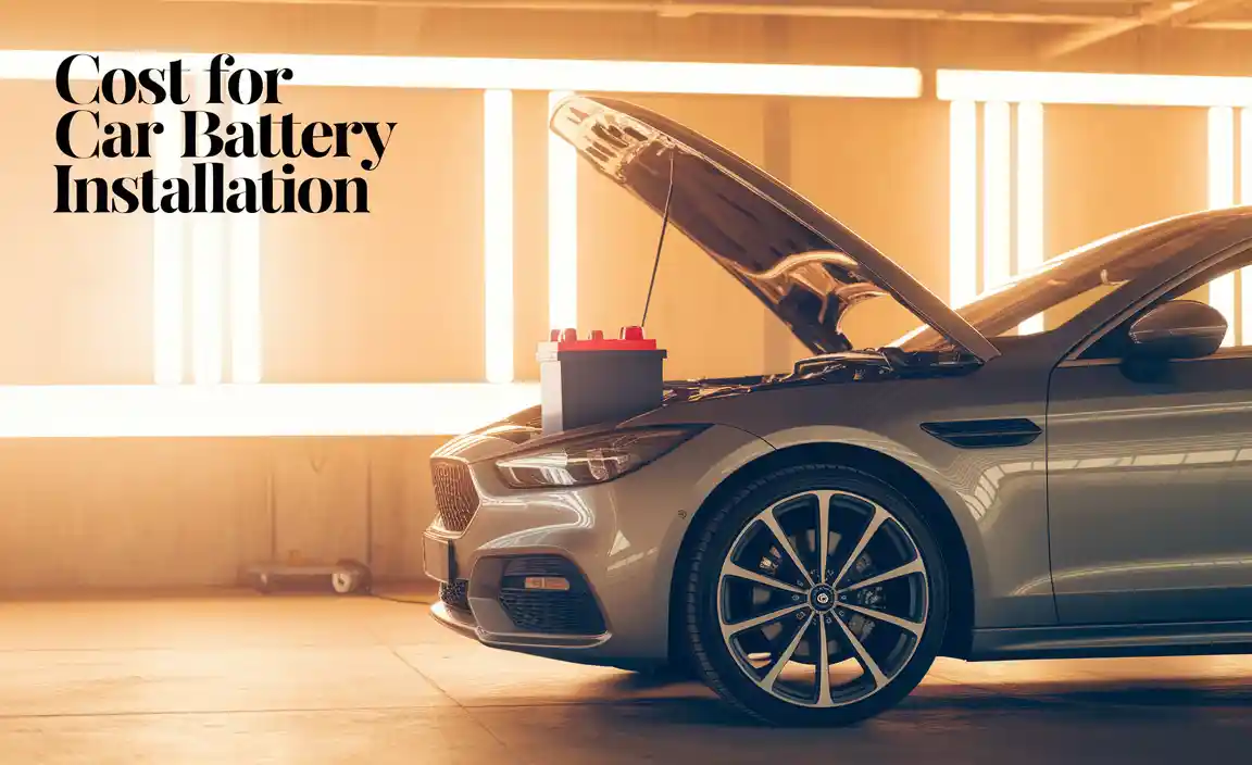 Cost For Car Battery Installation