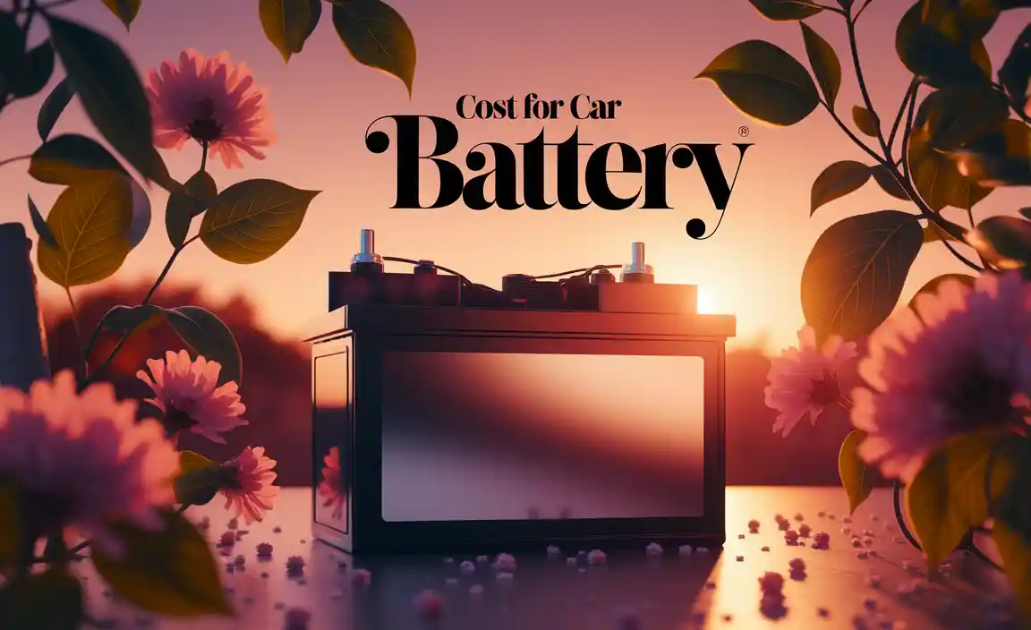 Cost For Car Battery