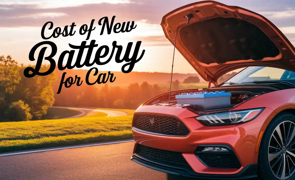 Cost Of New Battery For Car