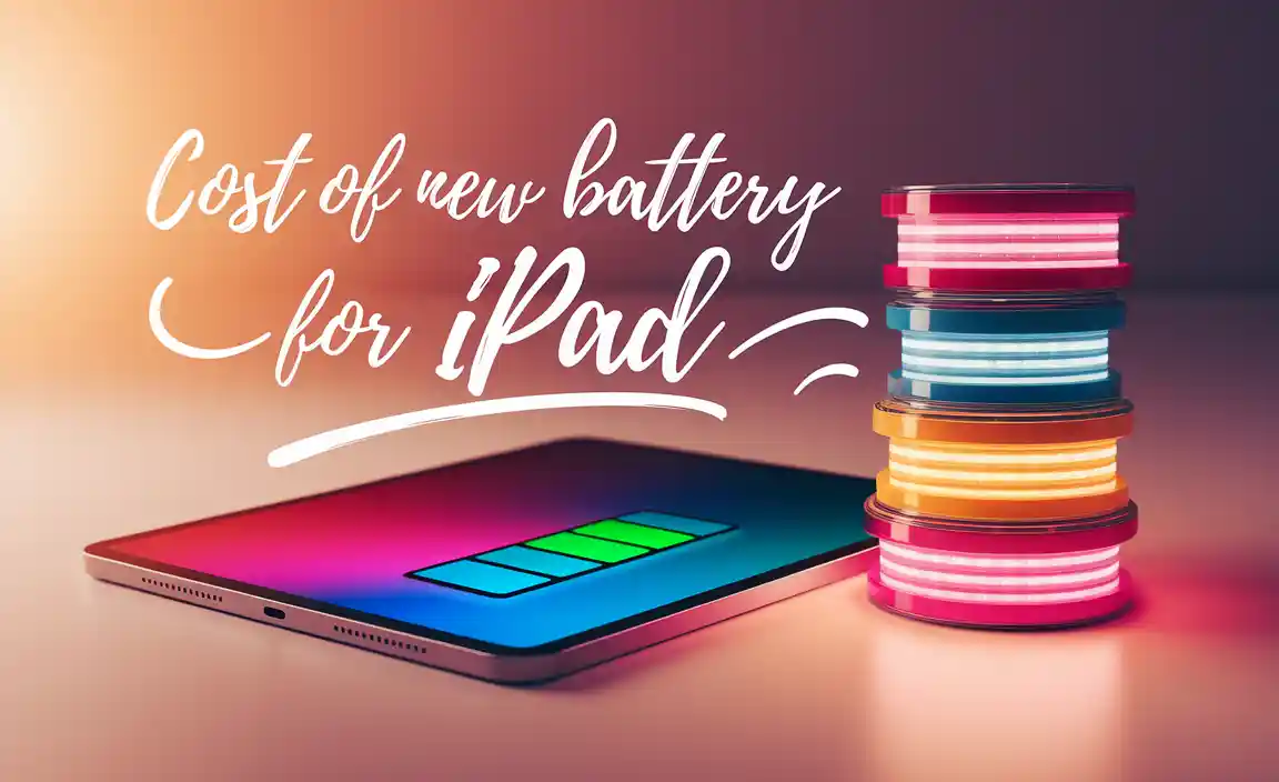 Cost Of New Battery For Ipad