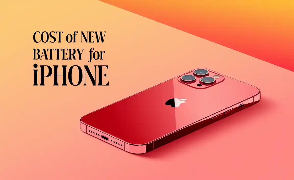 Cost Of New Battery For Iphone