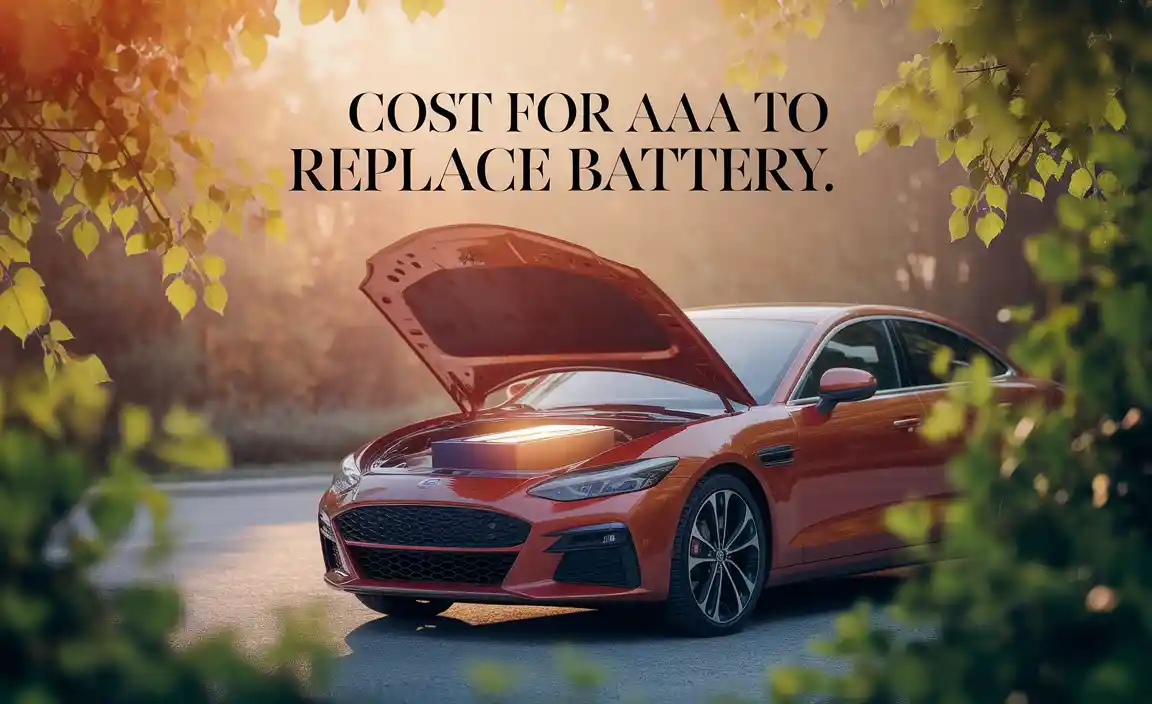 Cost for AAA to Replace Battery