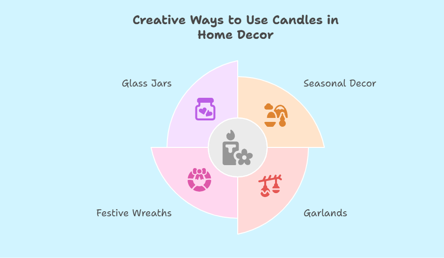 Creative Ways to Use Candles in Home Decor