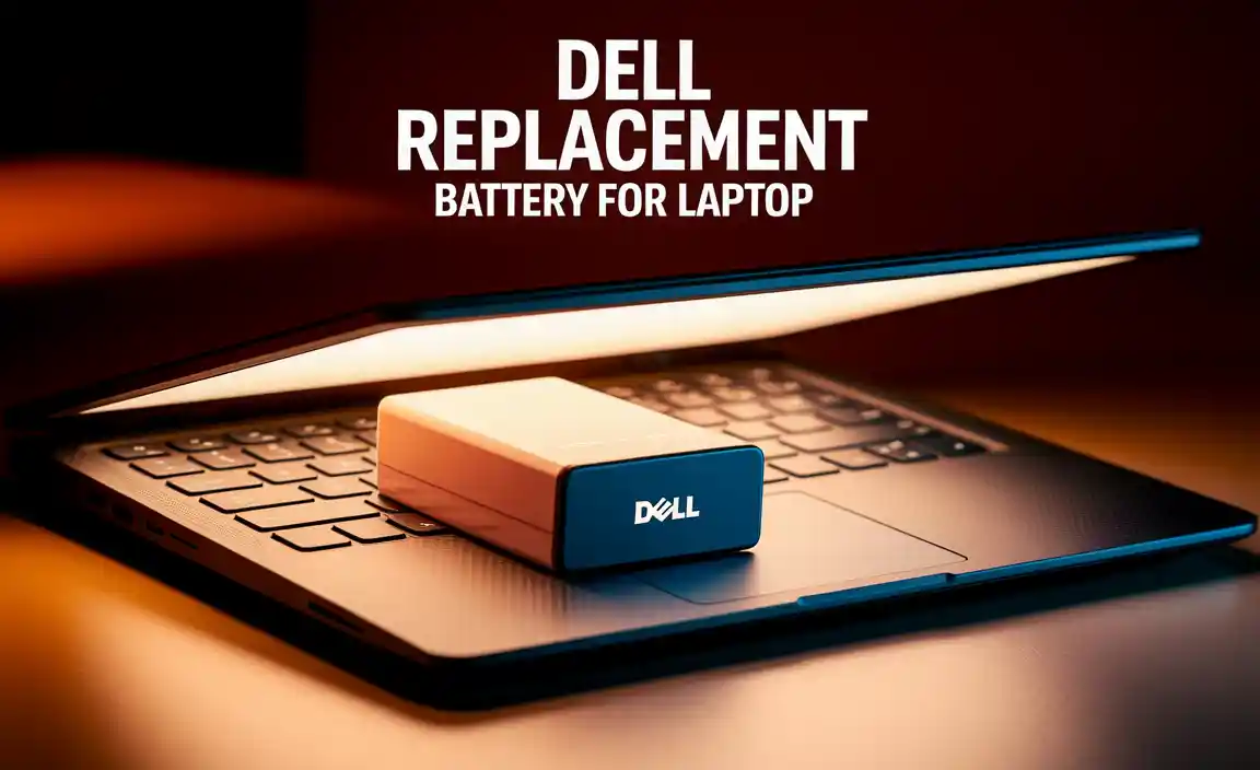 Dell Replacement Battery For Laptop