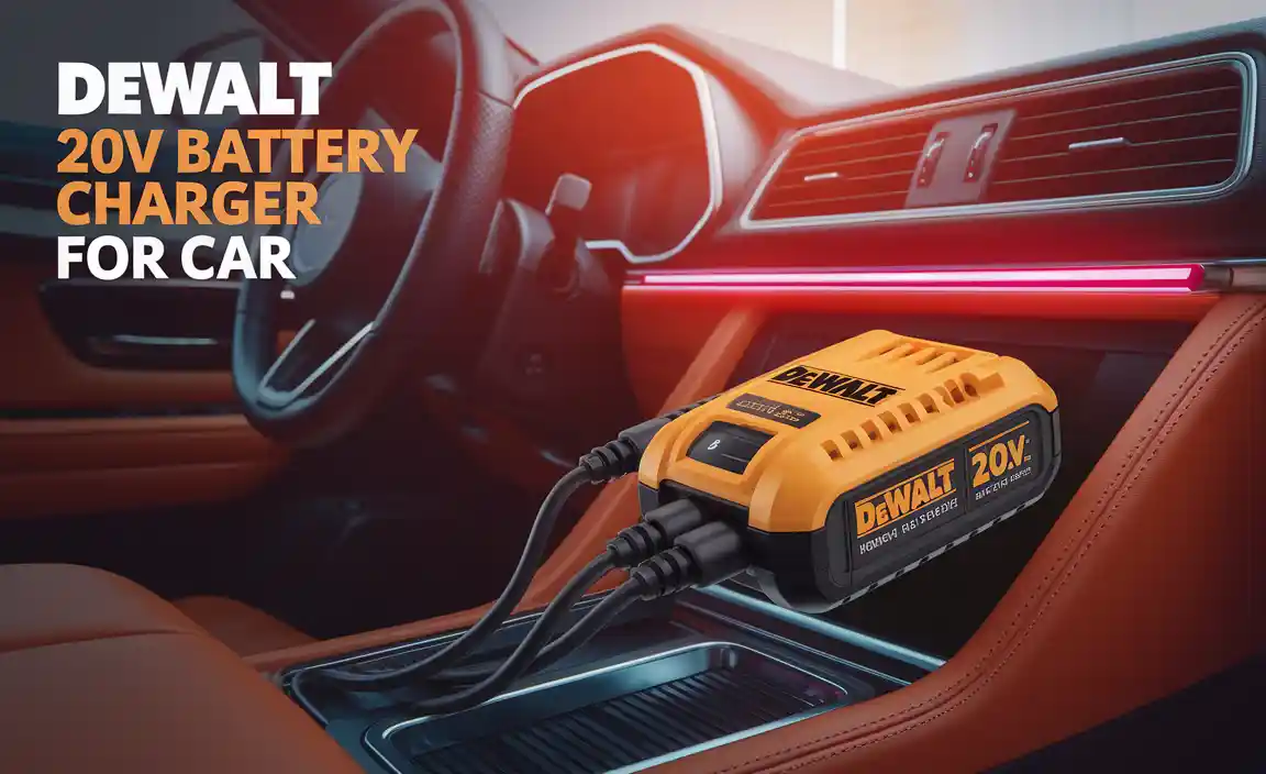 Dewalt 20V Battery Charger For Car