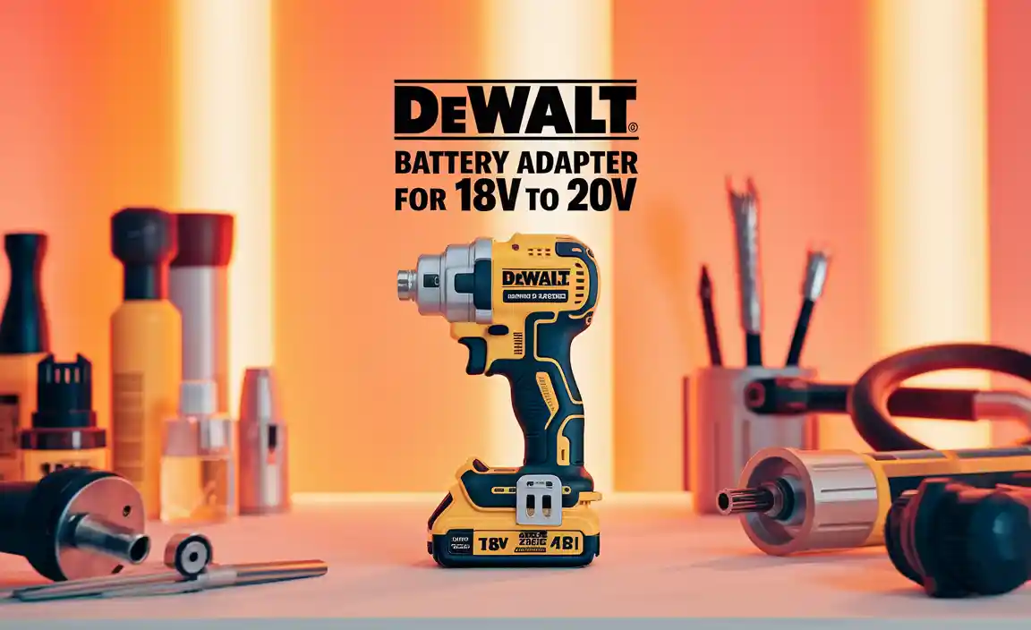 Dewalt Battery Adapter For 18V To 20V