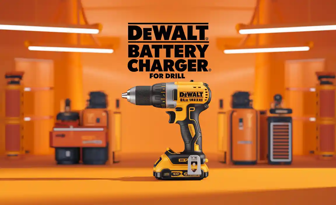 Dewalt Battery Charger For Drill