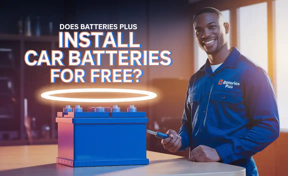 Does Batteries Plus Install Car Batteries For Free