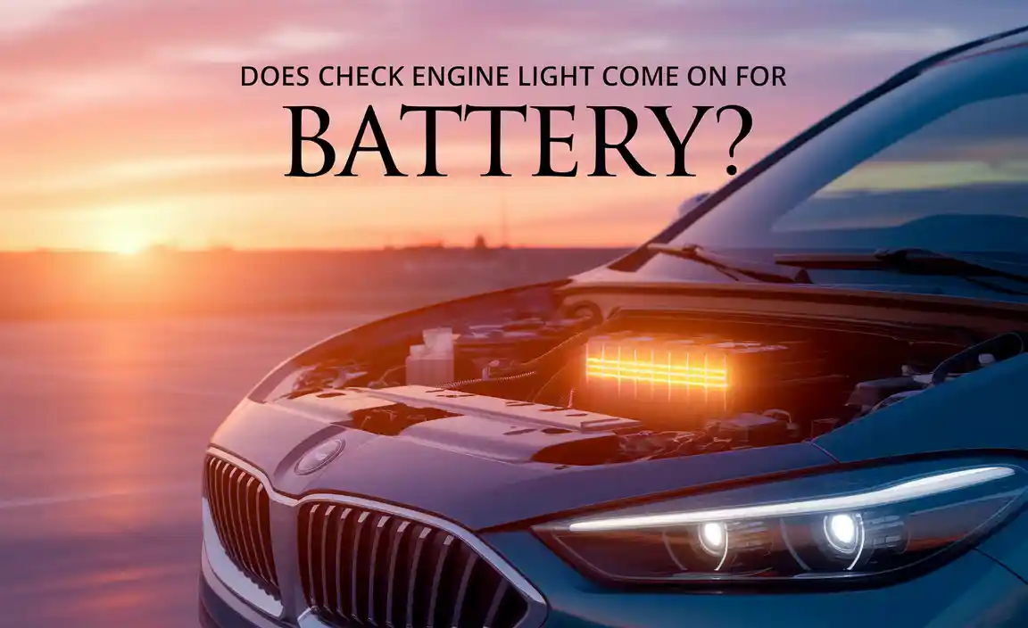 Does Check Engine Light Come On For Battery