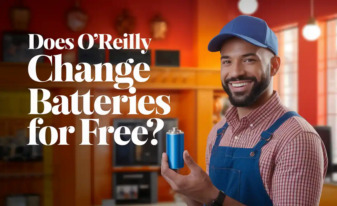 Does O'Reilly Change Batteries For Free
