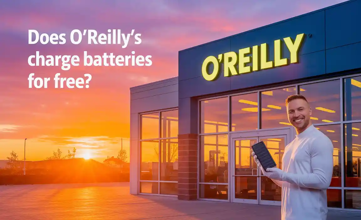 Does O'Reilly'S Charge Batteries For Free