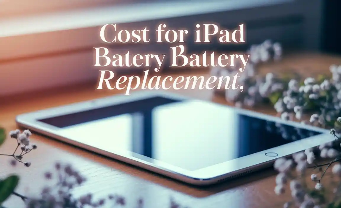 Factors Influencing iPad Battery Replacement Cost