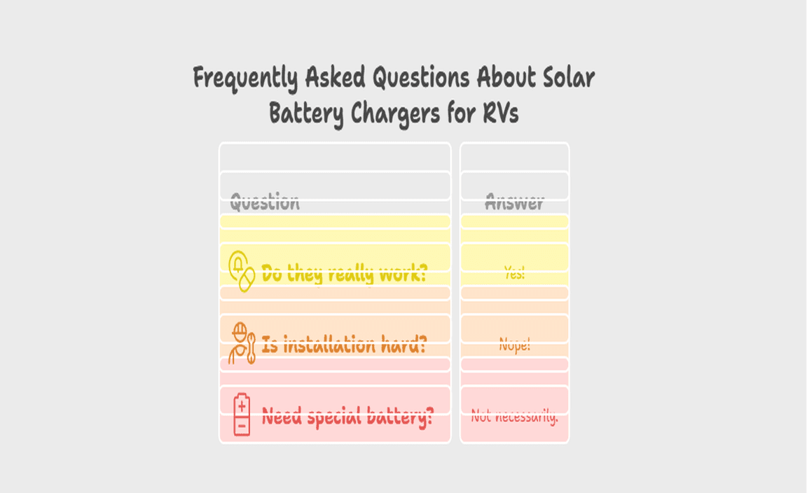 Frequently Asked Questions About Solar Battery Chargers for RVs