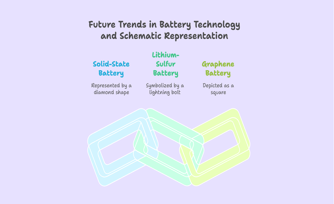 Future Trends in Battery Technology and Schematic Representation
