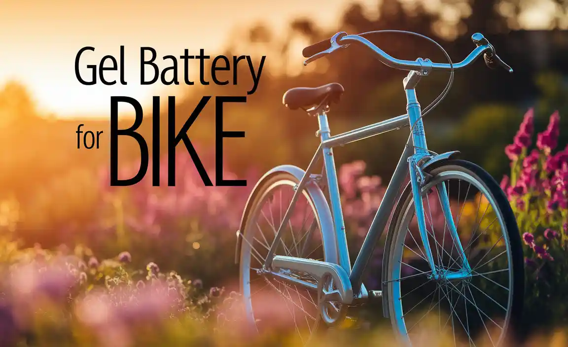 Gel Battery For Bike