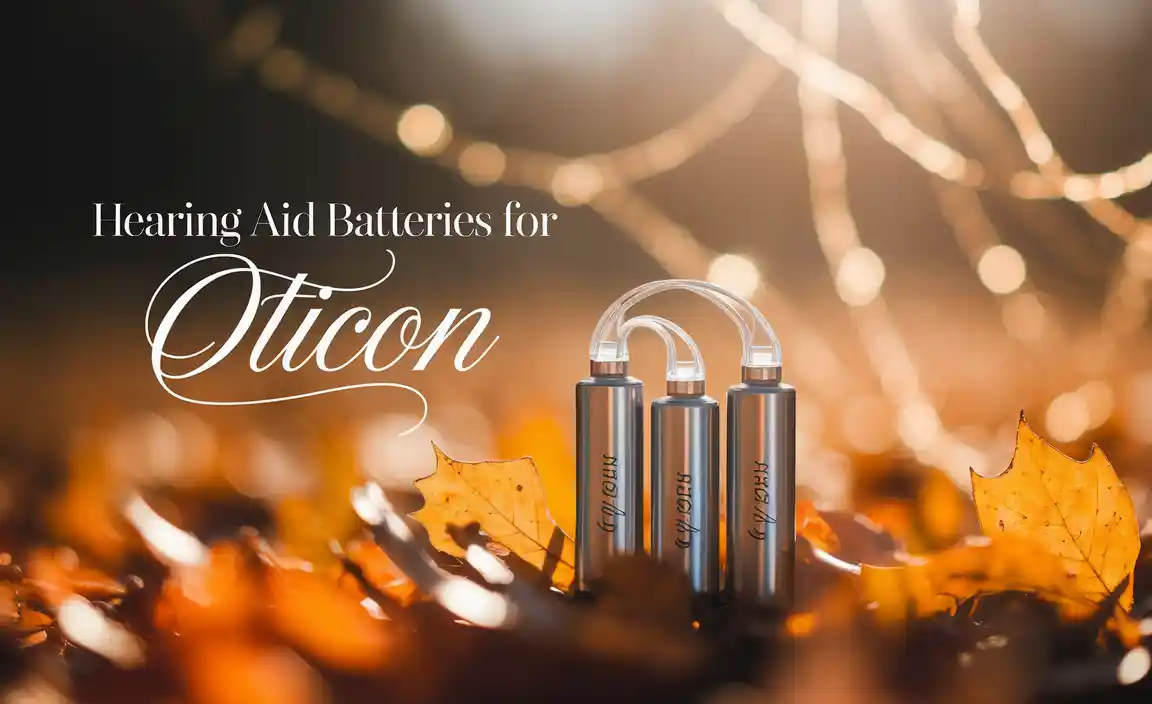 Hearing Aid Batteries For Oticon